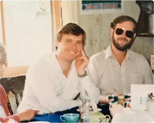 Brothers Gordon and Richard Cooper, co-founders of Global Sensor Systems