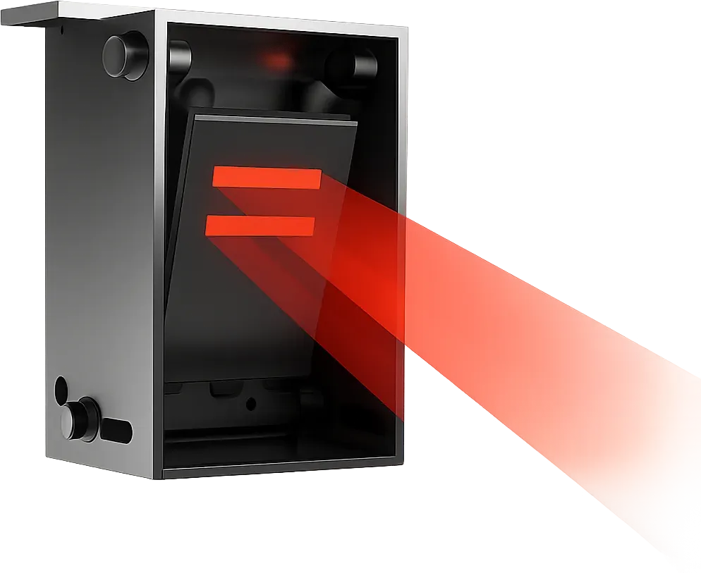 A Search Eye sensor with its infrared beam