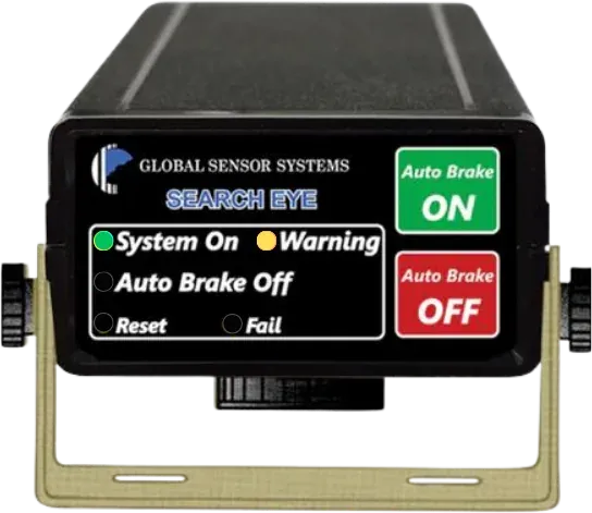 Search Eye control box showing Warning
