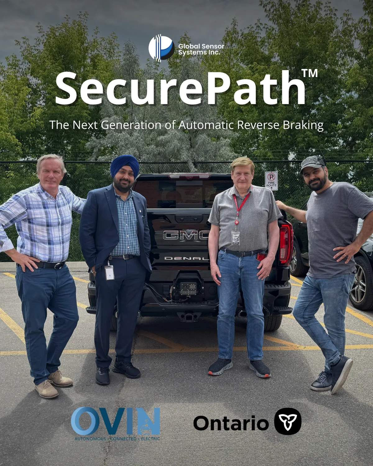 SecurePath™ poster with the Global team, OVIN and Ontario logos